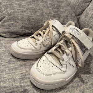 Adidas Forum Low Triple White - men’s 7.5 - used - no box